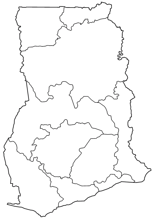 Geografie & Karten Ghana